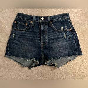 Blue Denim LEVI 501 Shorts